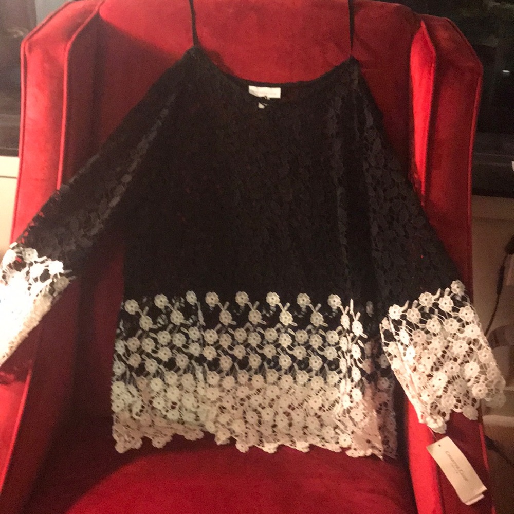 Black and white lace new